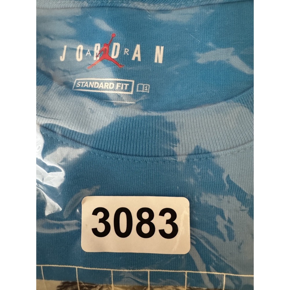 Jordan Shirt Mens Medium Long Sleeve 23 Engineered Grid Topo Graphic Crewneck - Picture 9 of 9